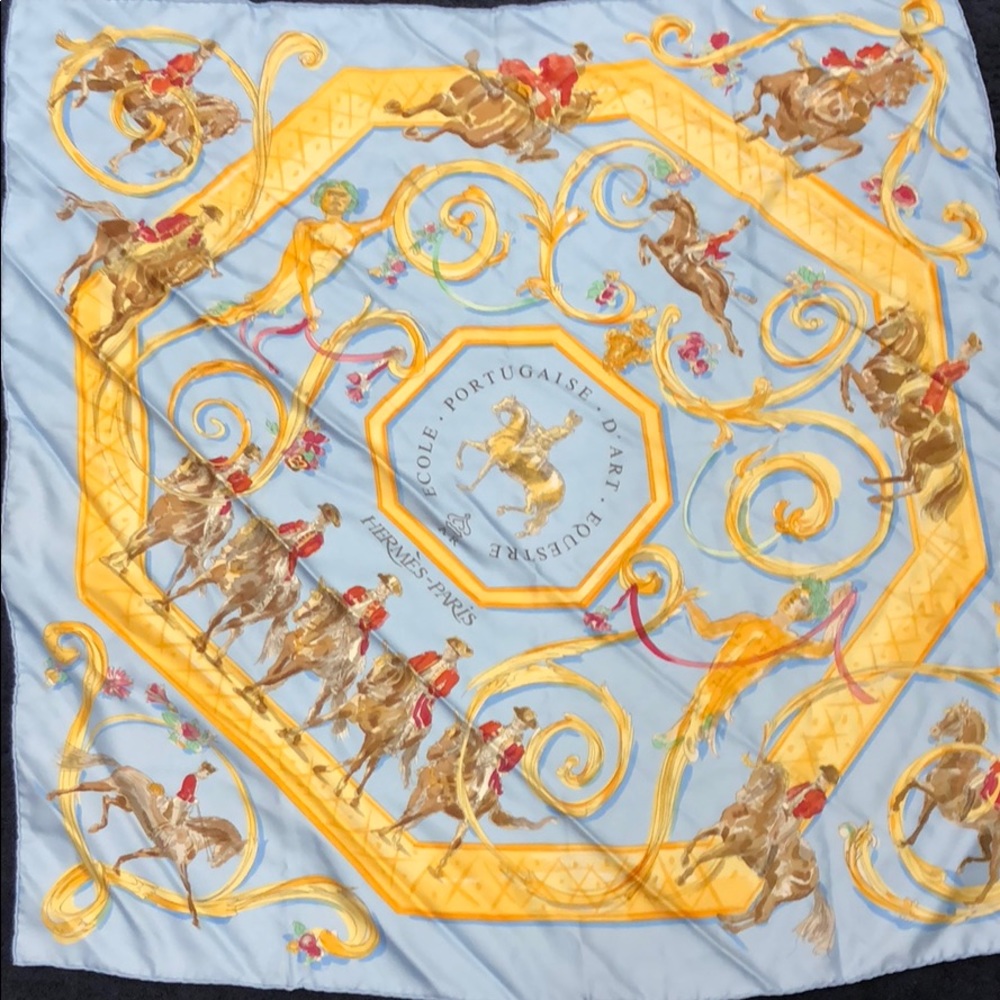 Authentic Hermès scarf.